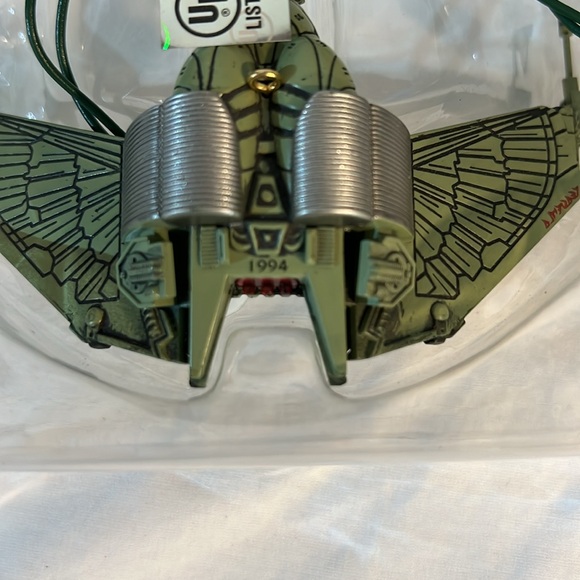 Vintage Star Trek Klingon Bird of Prey Christmas ornament - Picture 4 of 6